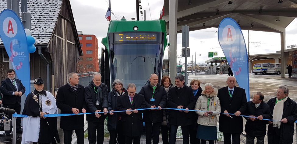 Etudes pour l’extension de la ligne 3 du tram bâlois jusqu’à Saint-Louis